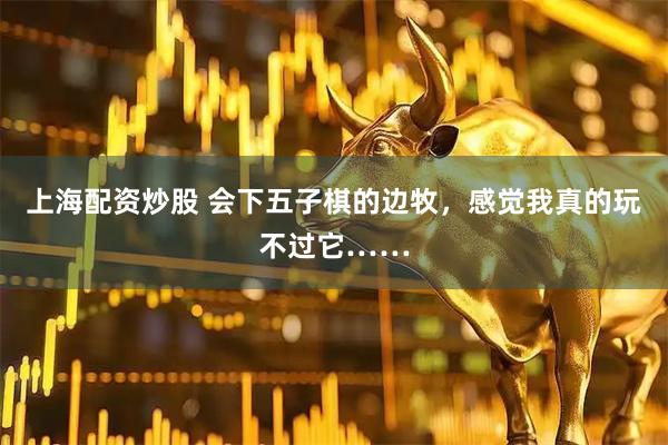 上海配资炒股 会下五子棋的边牧，感觉我真的玩不过它……